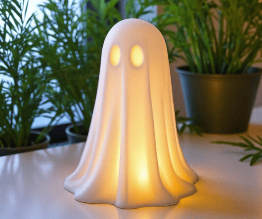 best halloween 3d models for 2026_2_led tealight compatible halloween ghost